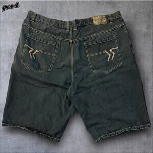 Vtg Karl Kani Jeans Shorts Mens 44 Baggy Hip Hop Skate 2Pac